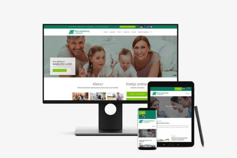 Wykonanie strony firmowej na WordPress dla Banku Spółdzielczego w Mstowie