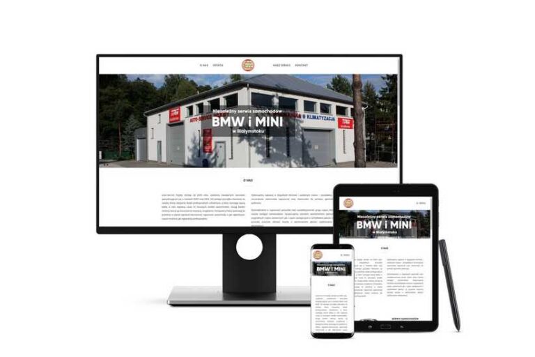 Wykonanie landing page na WordPress dla Dojlidy BMW Servis