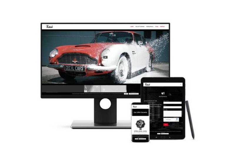 Wykonanie strony na WordPress dla FicTech