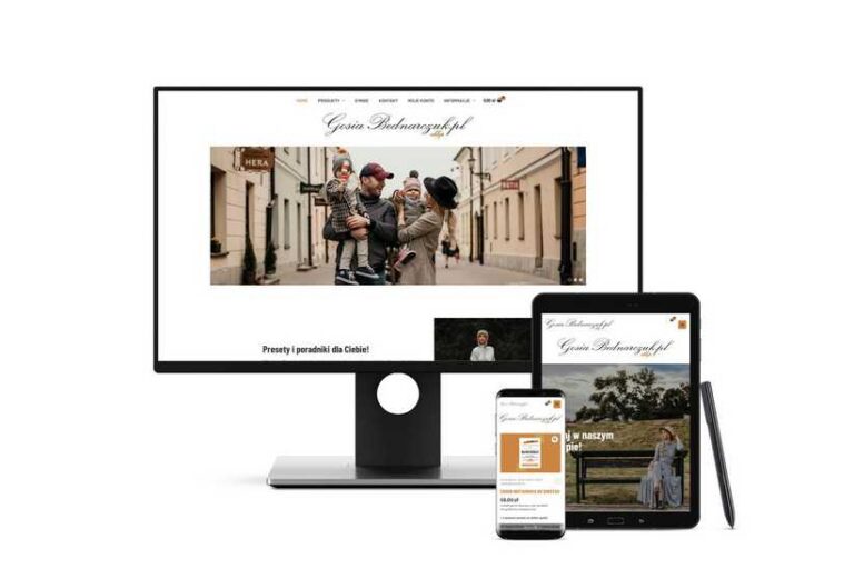 Wykonanie sklepu na Woocommerce dla GosiaBednarczuk.pl