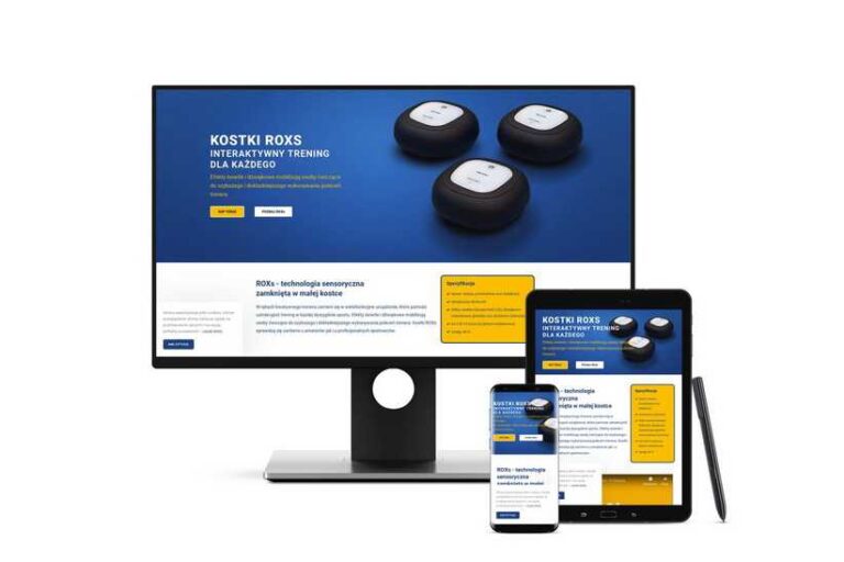 Wykonanie landing page na WordPress dla Kostki Roxs